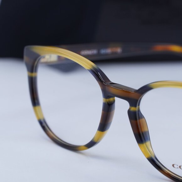 Final Price! Coach HC6102 5441 Honey Stripe Eyeglasses 51mm main image 5
